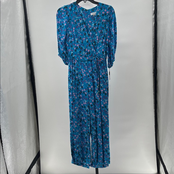 Calvin Klein Blue Floral Dress - Picture 1 of 6